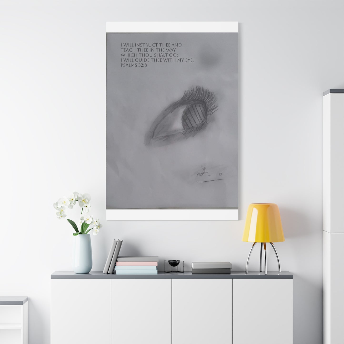 Canvas Wall Art - Jesus is Watching on Us