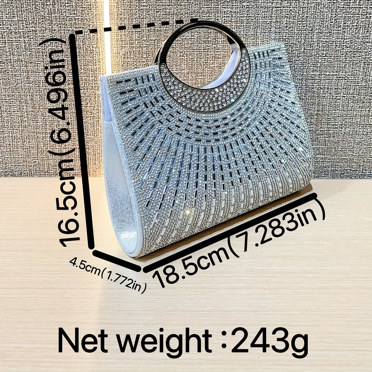Rhinestone Evening Clutch & Purse