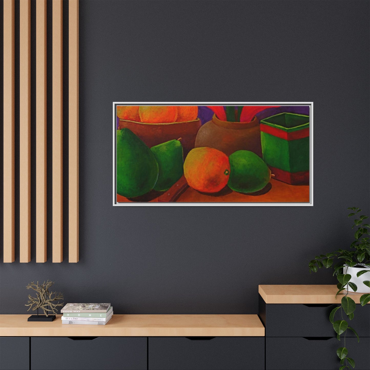 Canvas Wall Art - Tropical Fruits Design