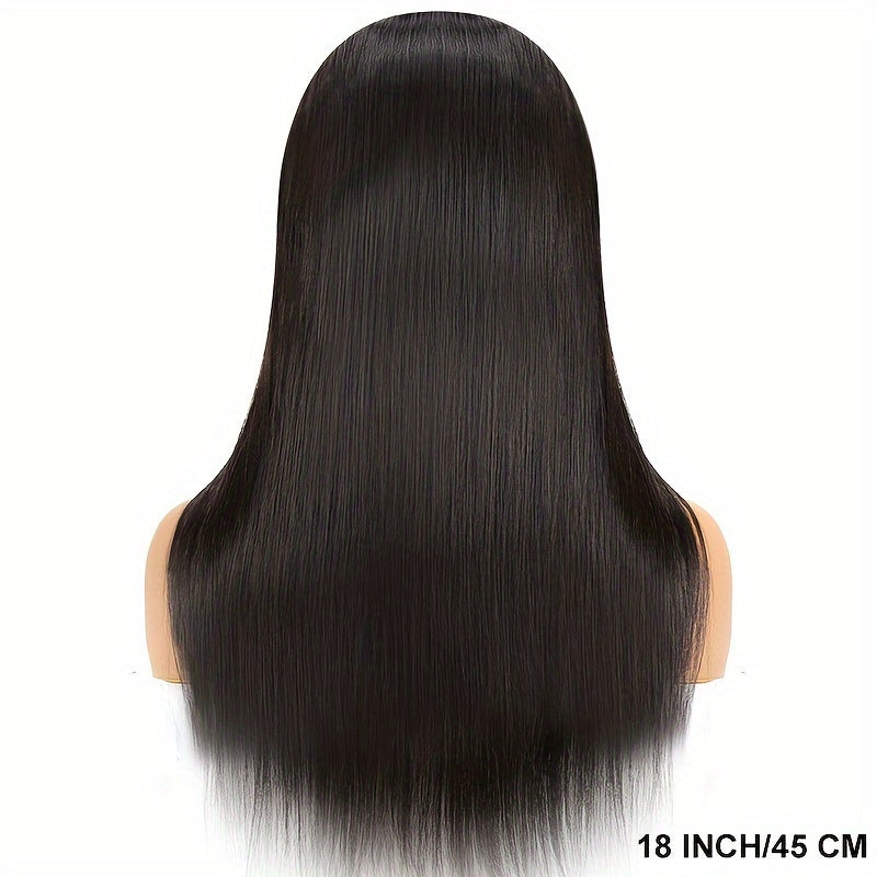 250% Density Brazilian Virgin Straight Wig with Bangs