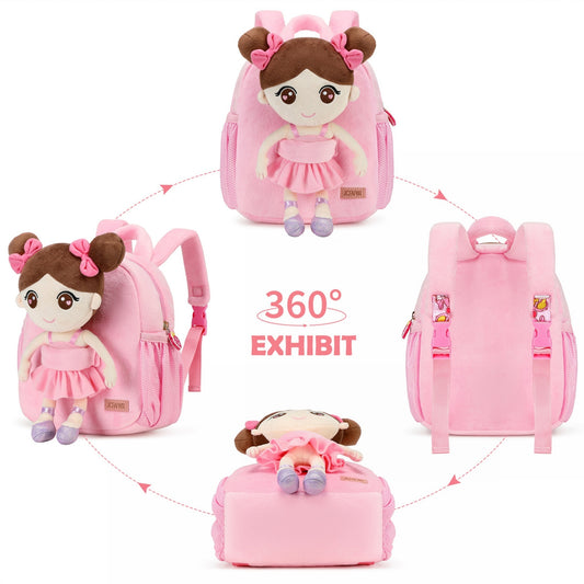 🎒 Cute Plush Animal-Shaped Kids' Backpack: Soft Preschool/Elementary School Bag with Detachable Toy (Ideal Gift/Party Favor)