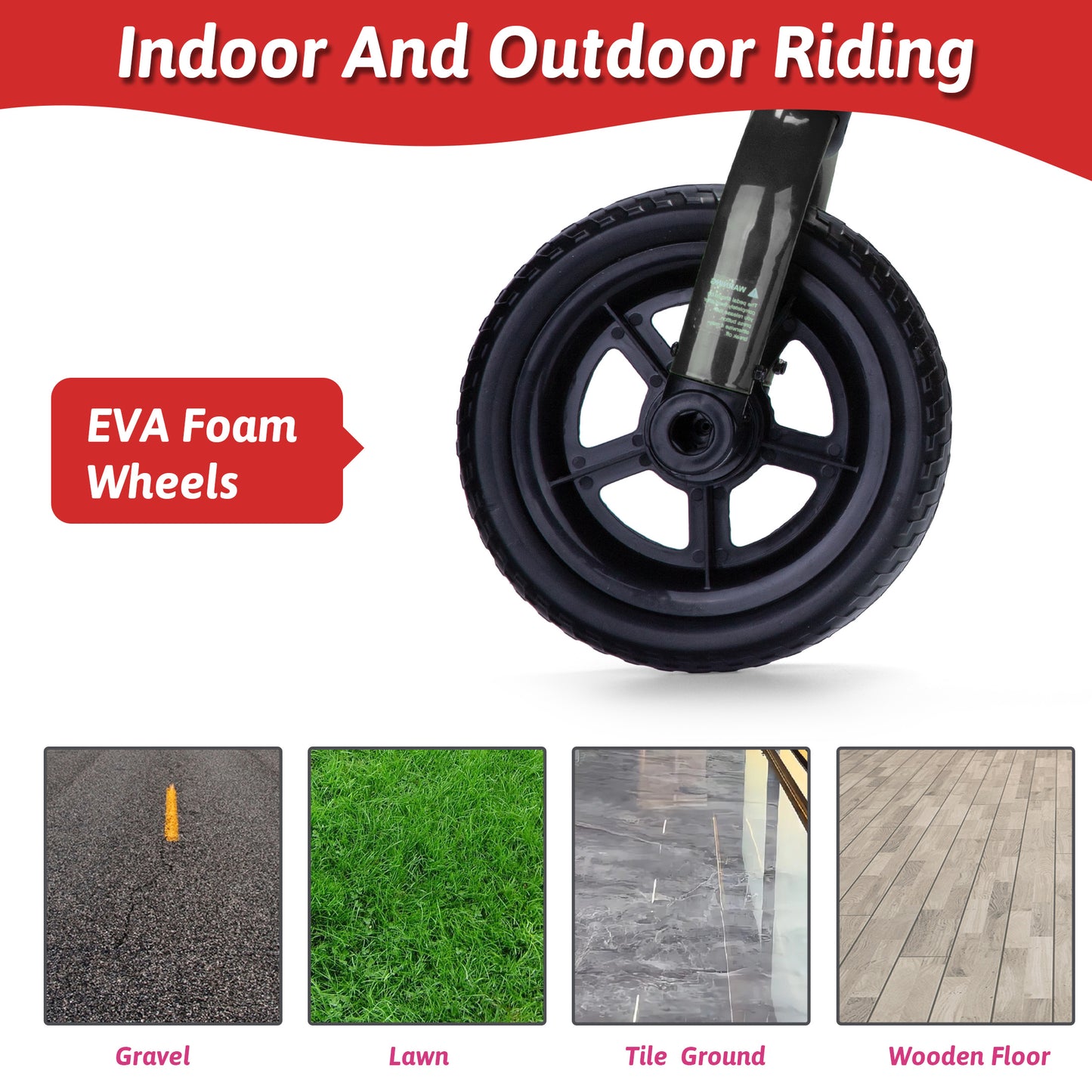 3-in-1 Kids Tricycle & Balance Bike (1-4 Years Old)