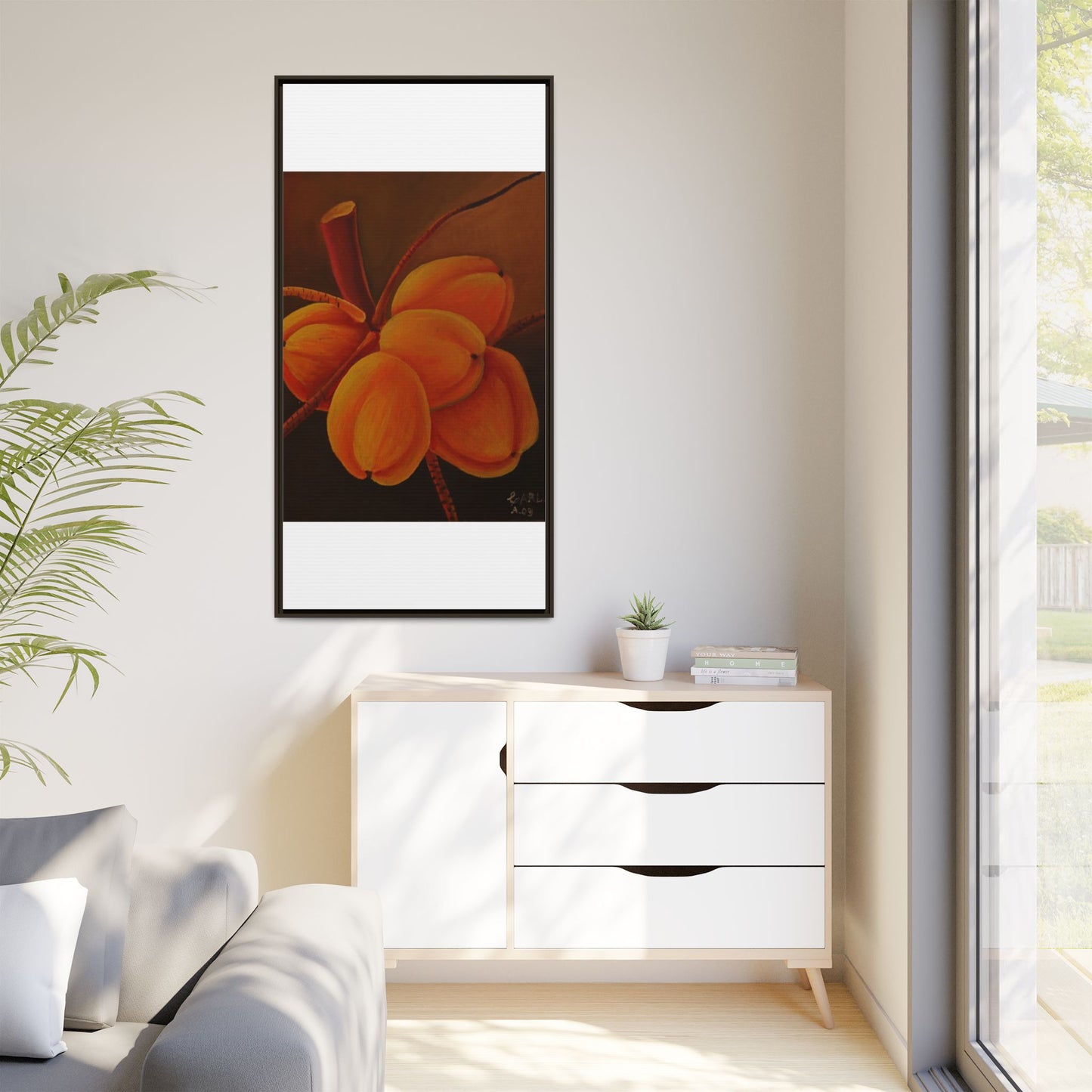 Matte Canvas, Framed (Multi-color)