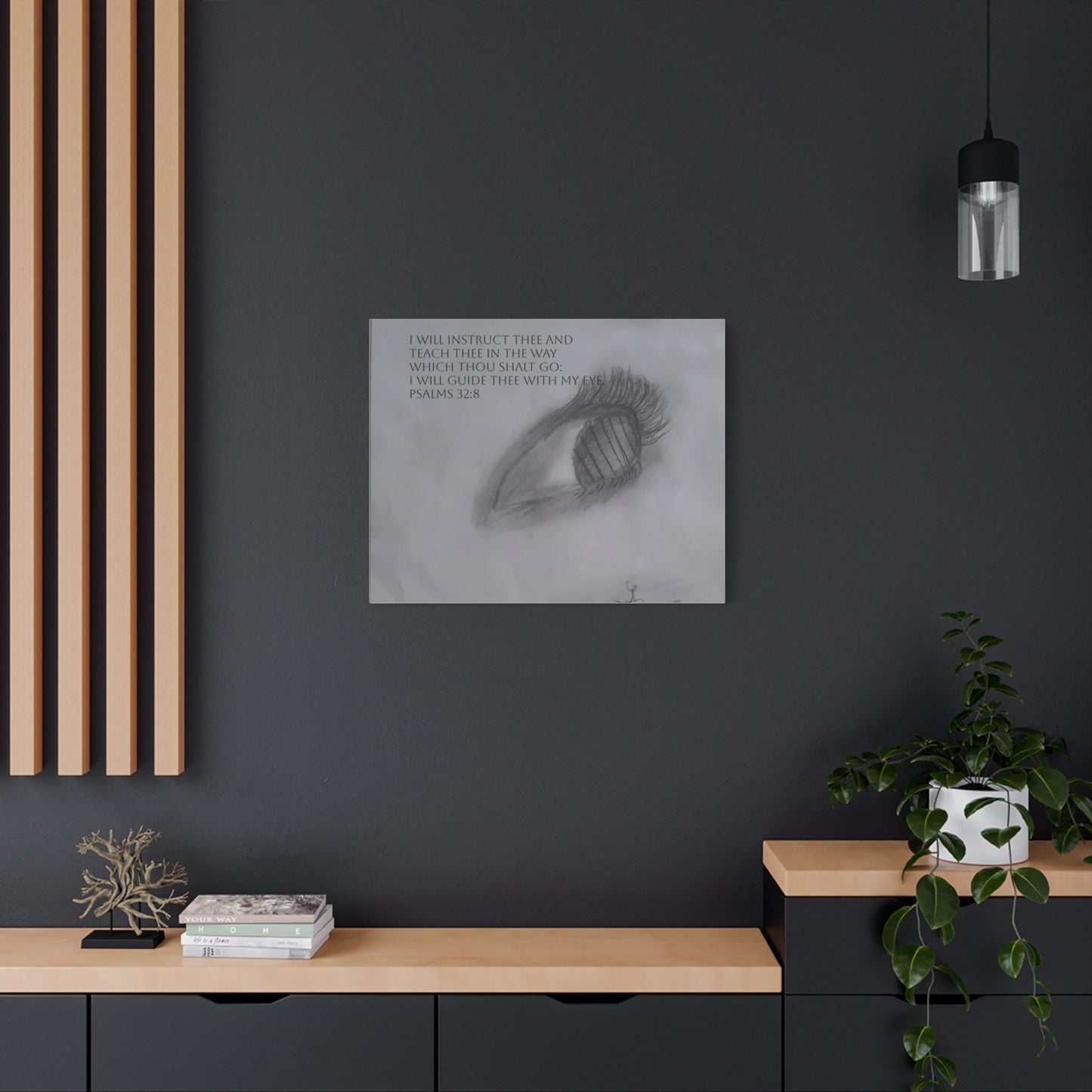 Canvas Wall Art - Jesus is Watching on Us