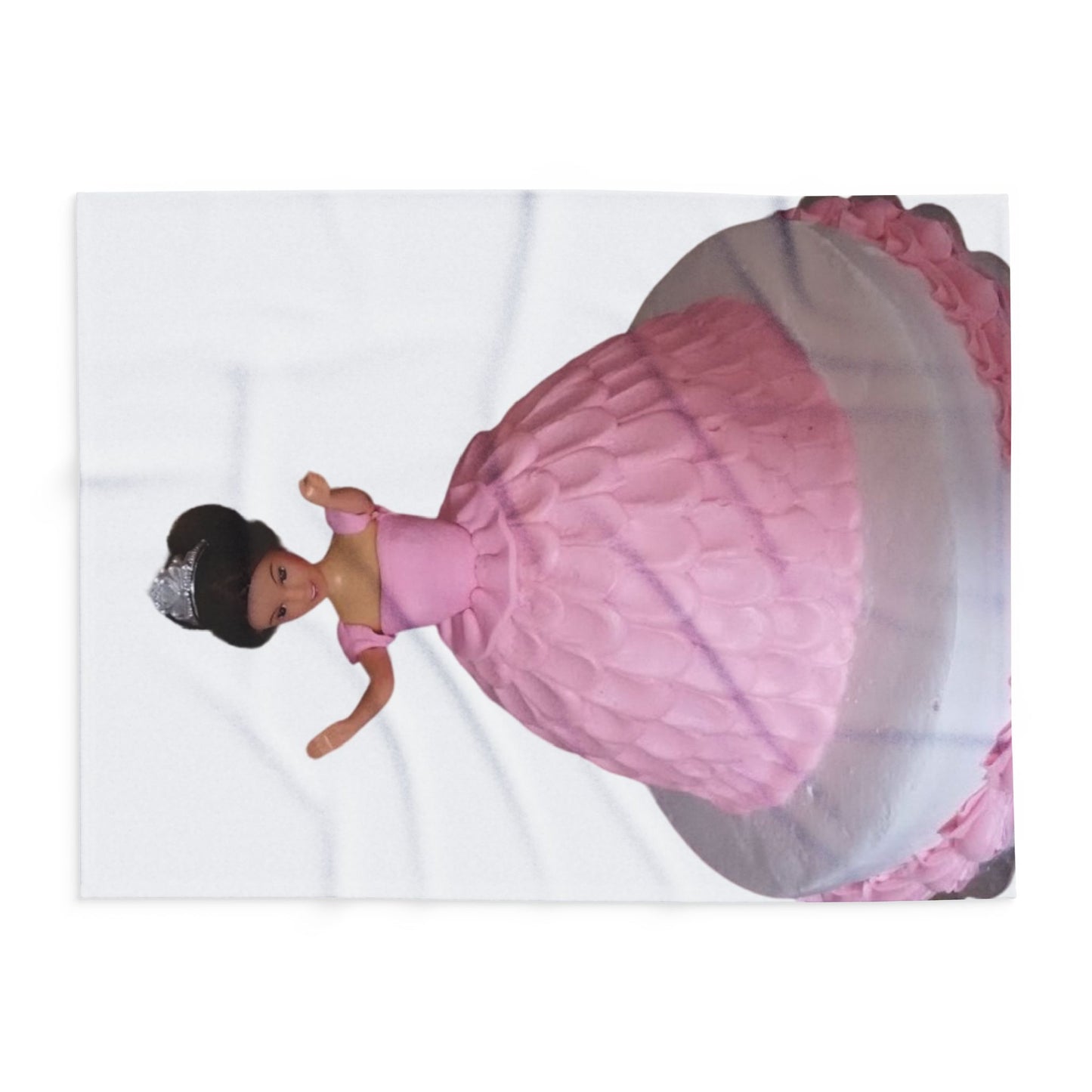 Arctic Fleece Blanket - Barbie Cake Design