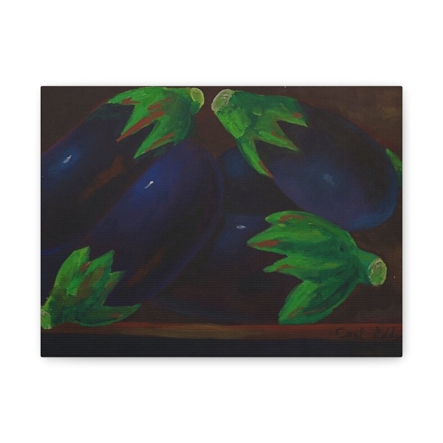 Canvas Print - Eggplant Design