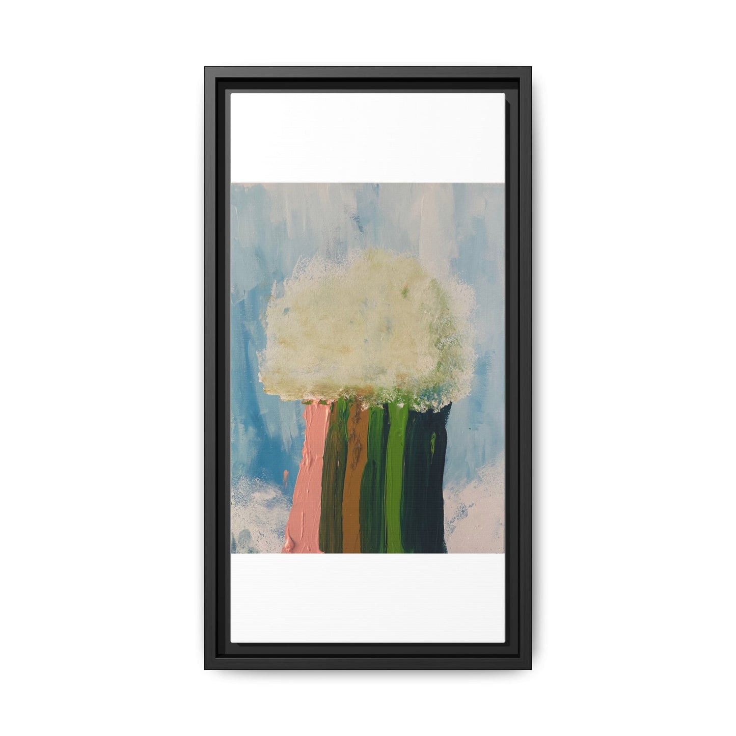 Canvas Wall Art - Cloud Dropping Rainbow