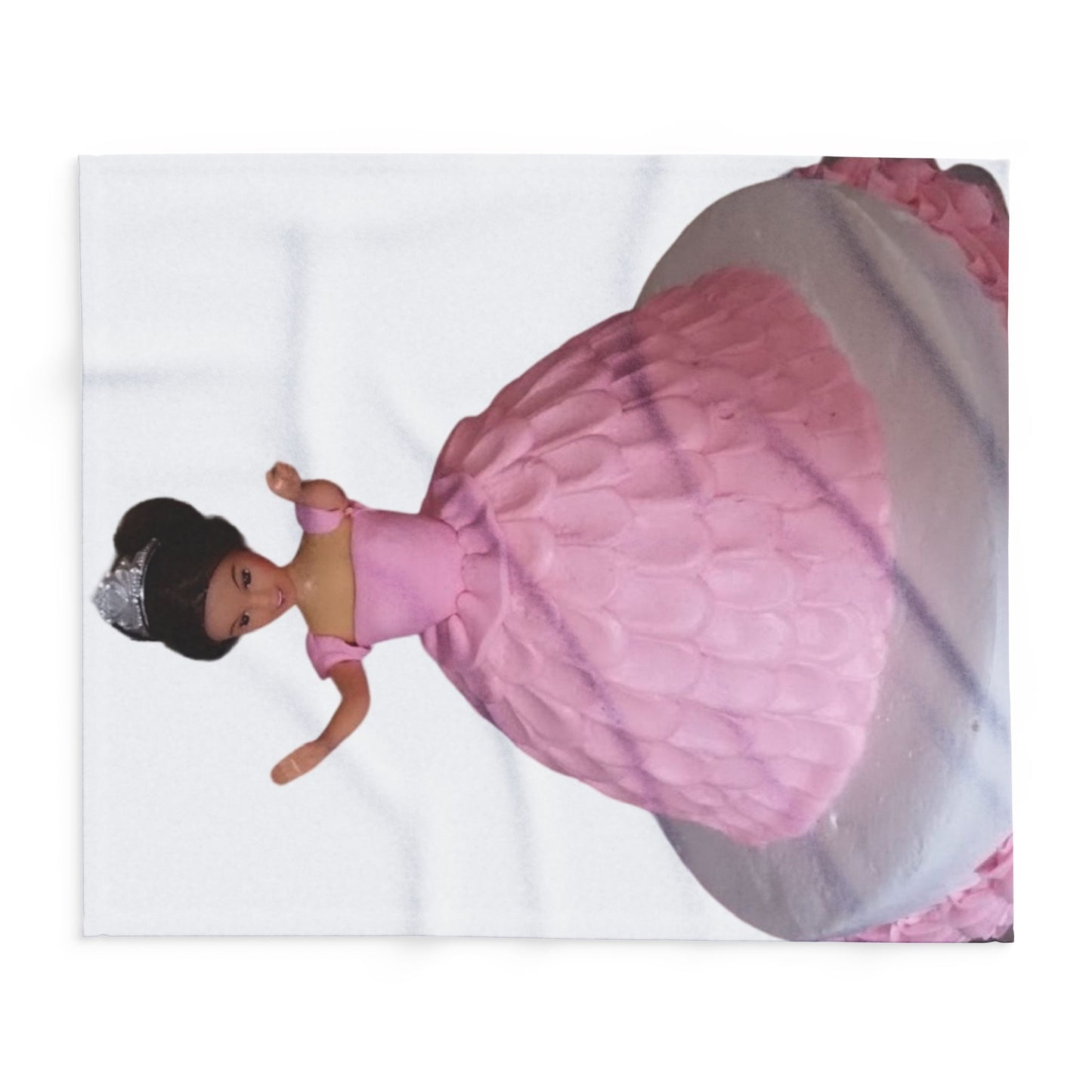Arctic Fleece Blanket - Barbie Cake Design