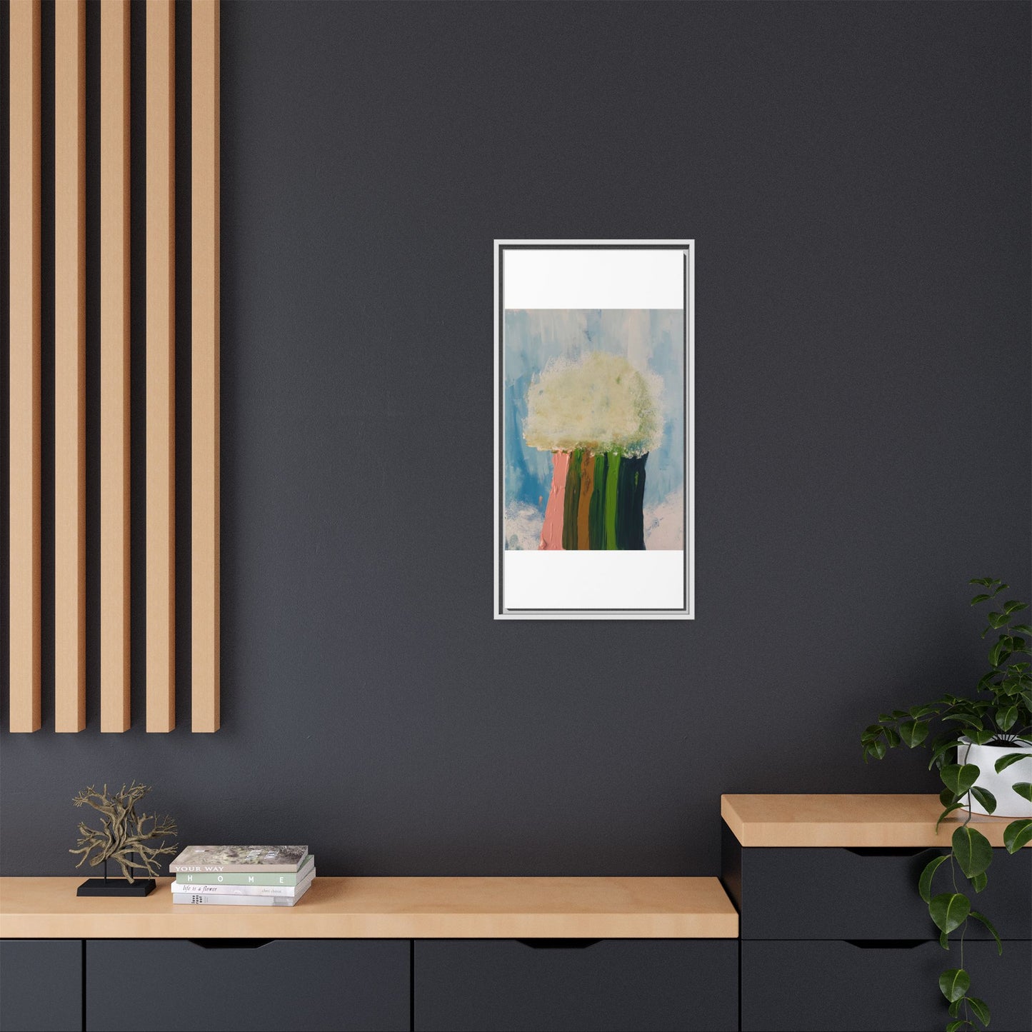 Canvas Wall Art - Cloud Dropping Rainbow