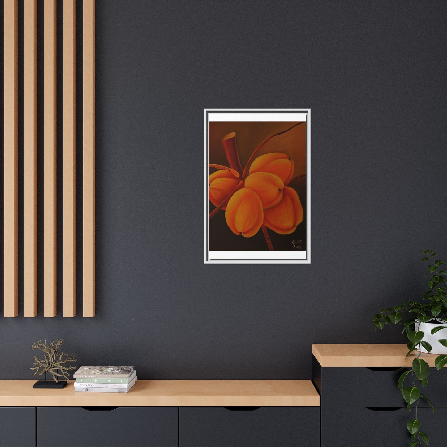 Matte Canvas, Framed (Multi-color)