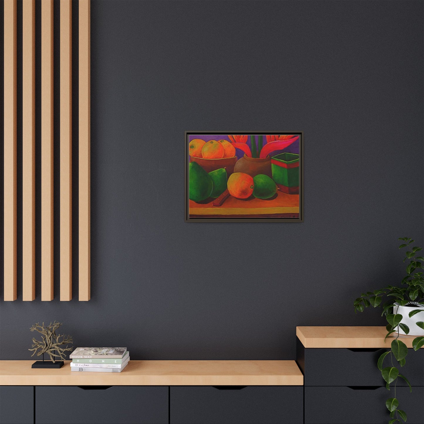 Canvas Wall Art - Tropical Fruits Design
