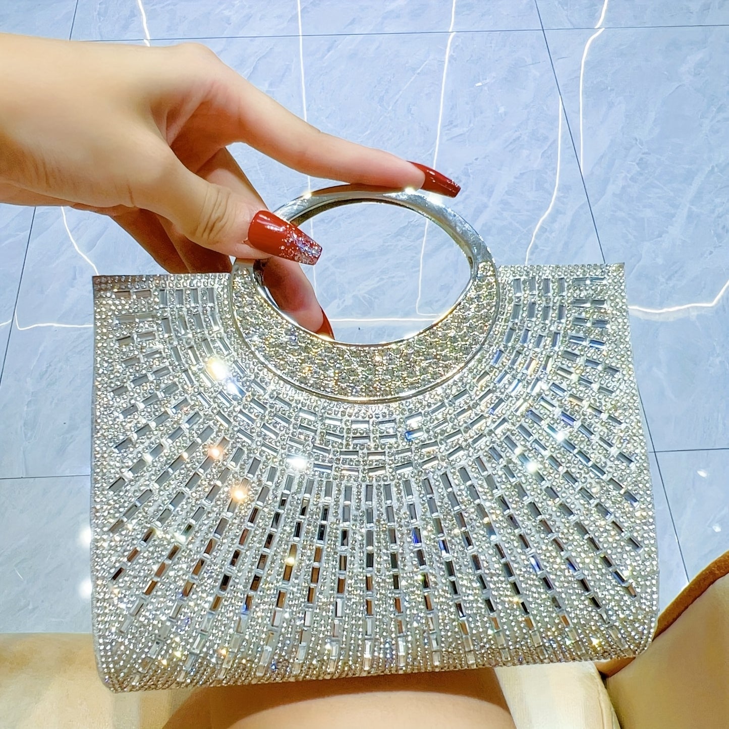 Rhinestone Evening Clutch & Purse