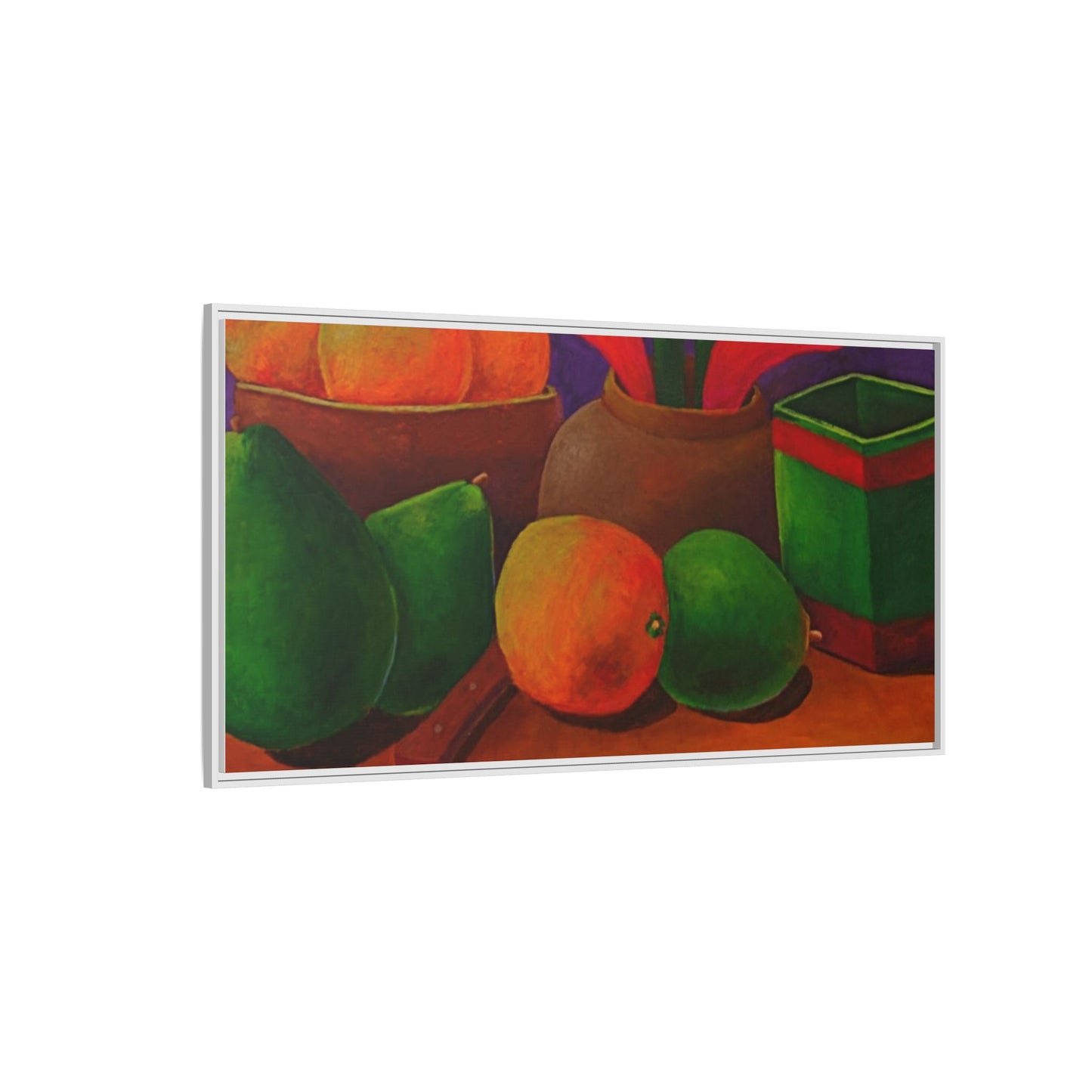 Tropical Fruits Canvas Wrap