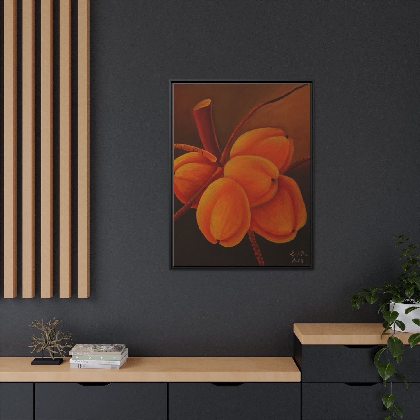 Matte Canvas, Framed (Multi-color)