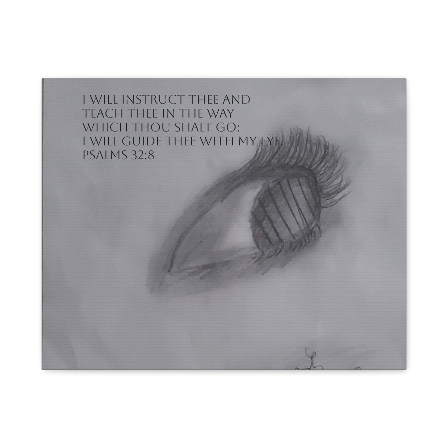 Canvas Wall Art - Jesus is Watching on Us