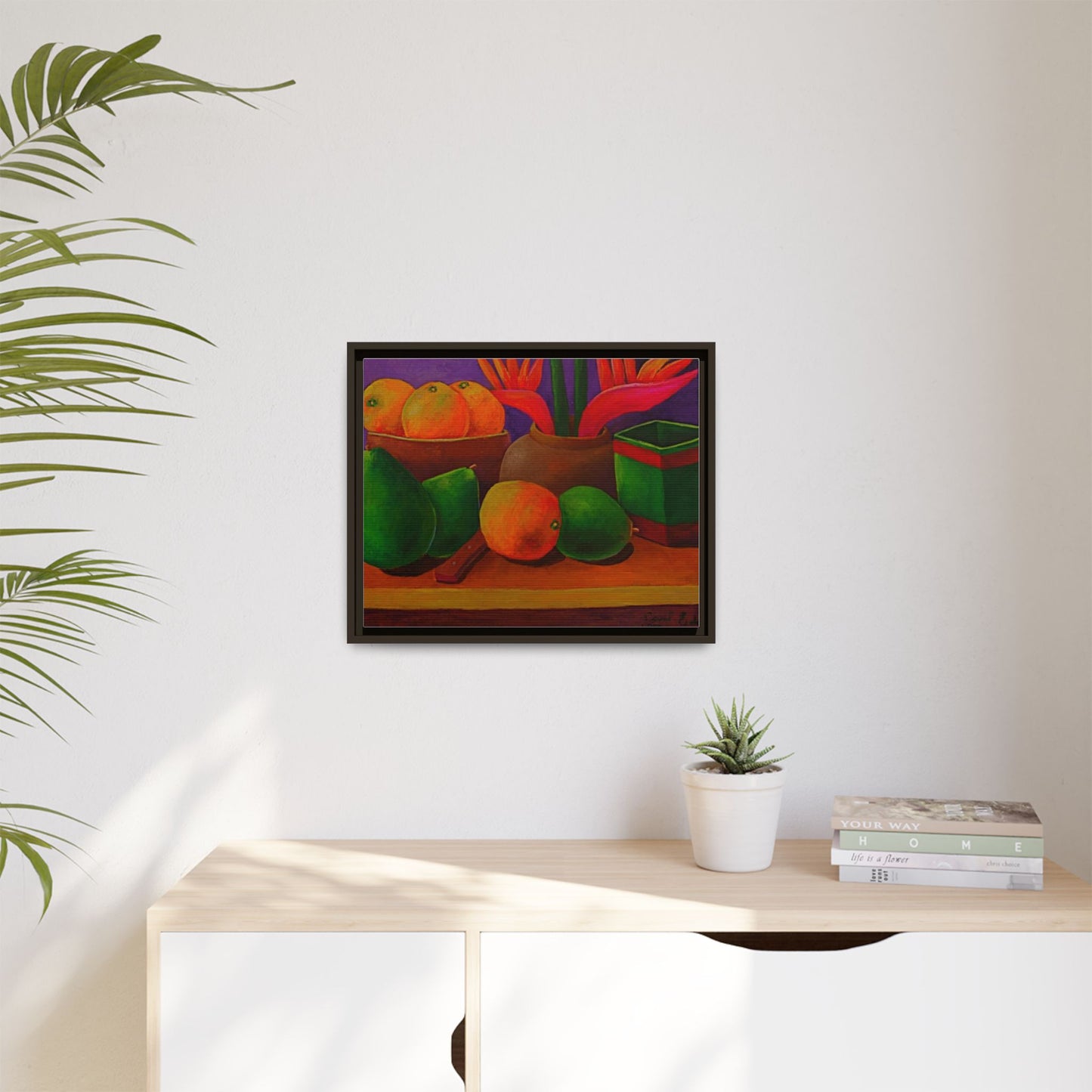 Canvas Wall Art - Tropical Fruits Design