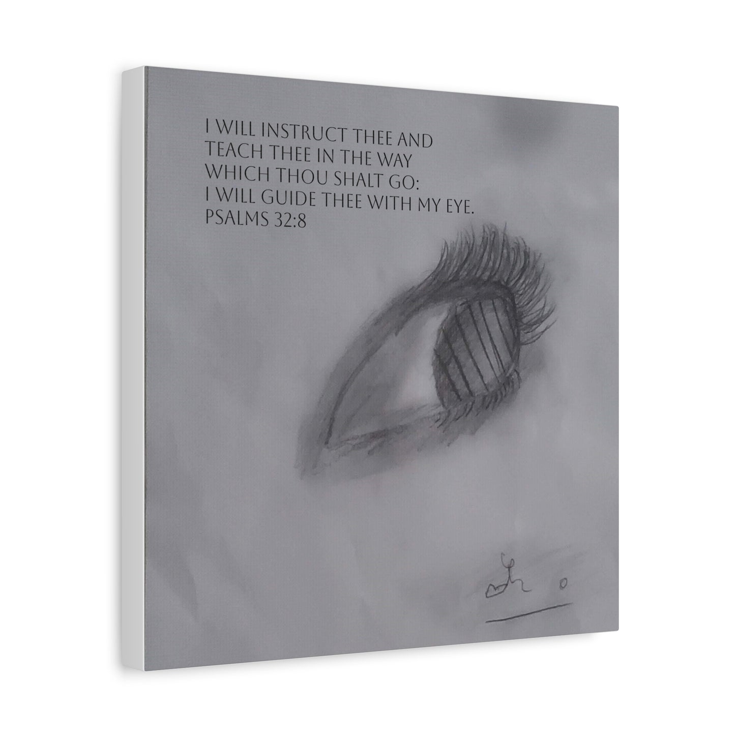 Canvas Wall Art - Jesus is Watching on Us