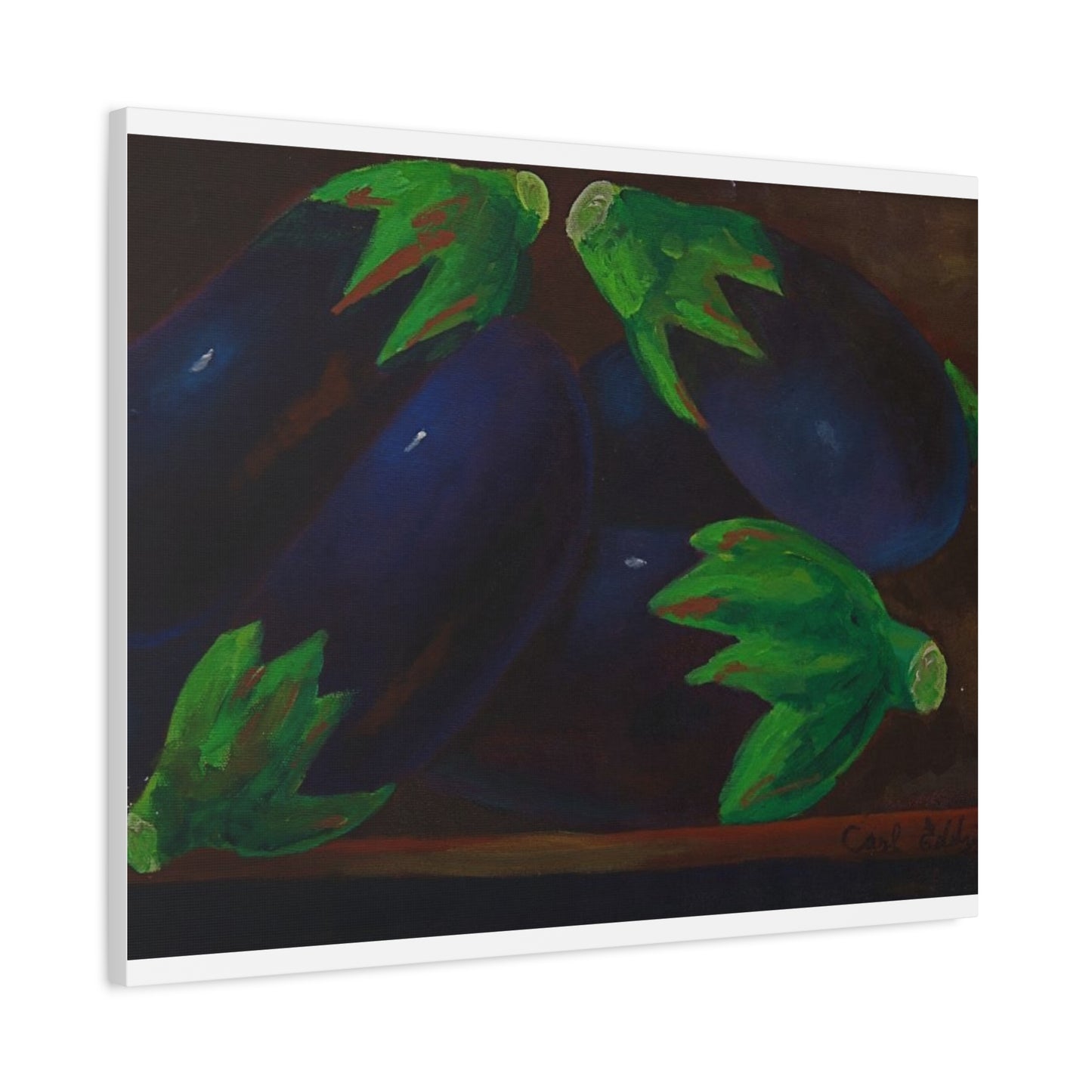 Canvas Print - Eggplant Design
