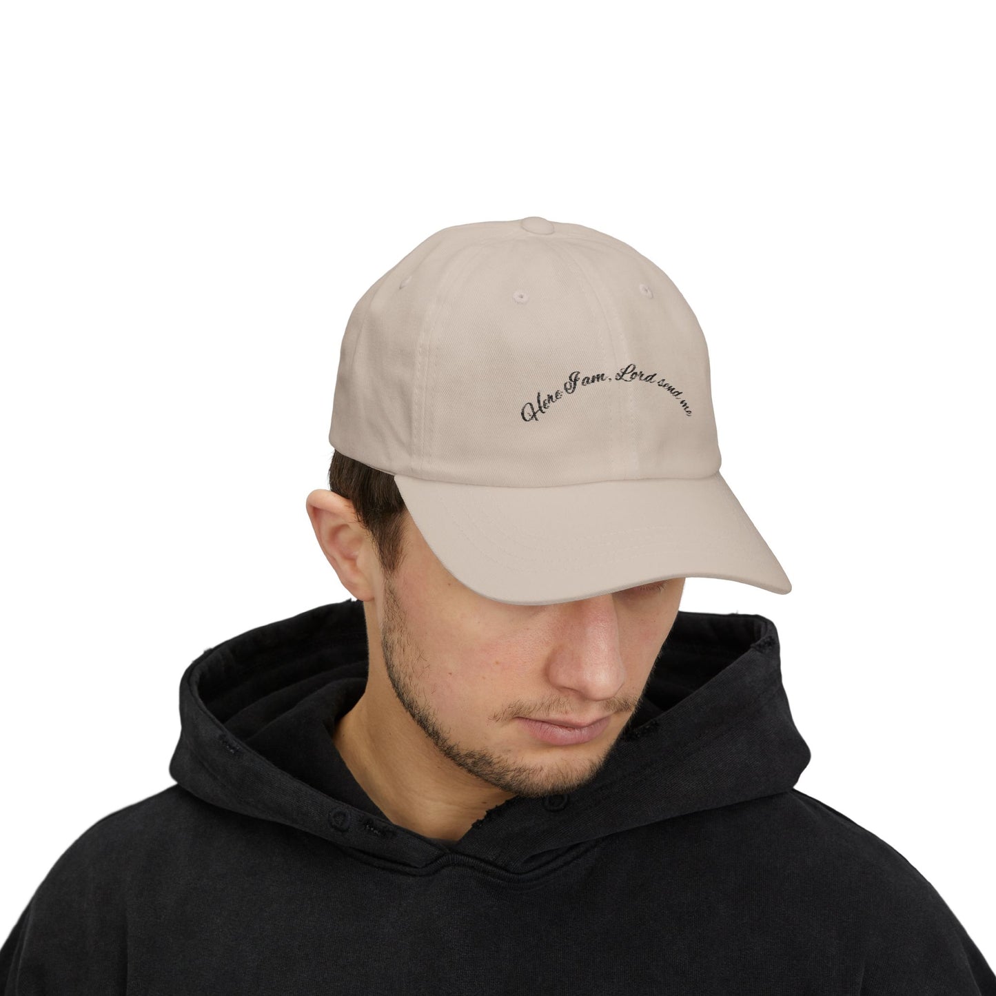 Baseball Cap - 'Here I am, Lord, send me' Christian Message