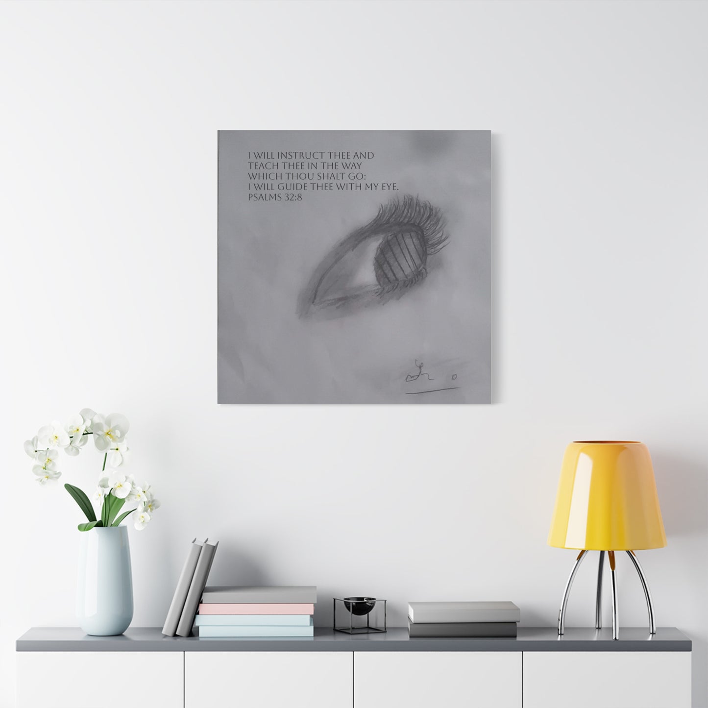 Canvas Wall Art - Jesus is Watching on Us