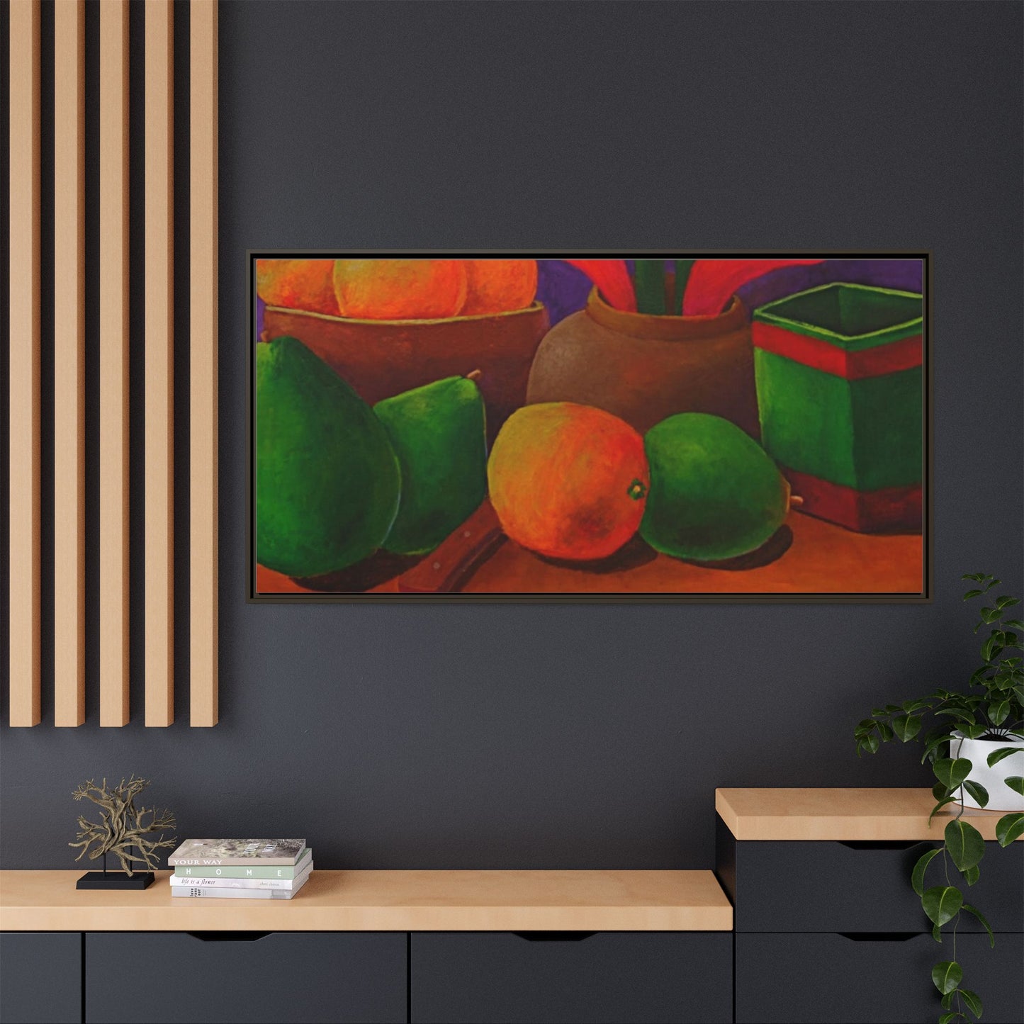 Canvas Wall Art - Tropical Fruits Design