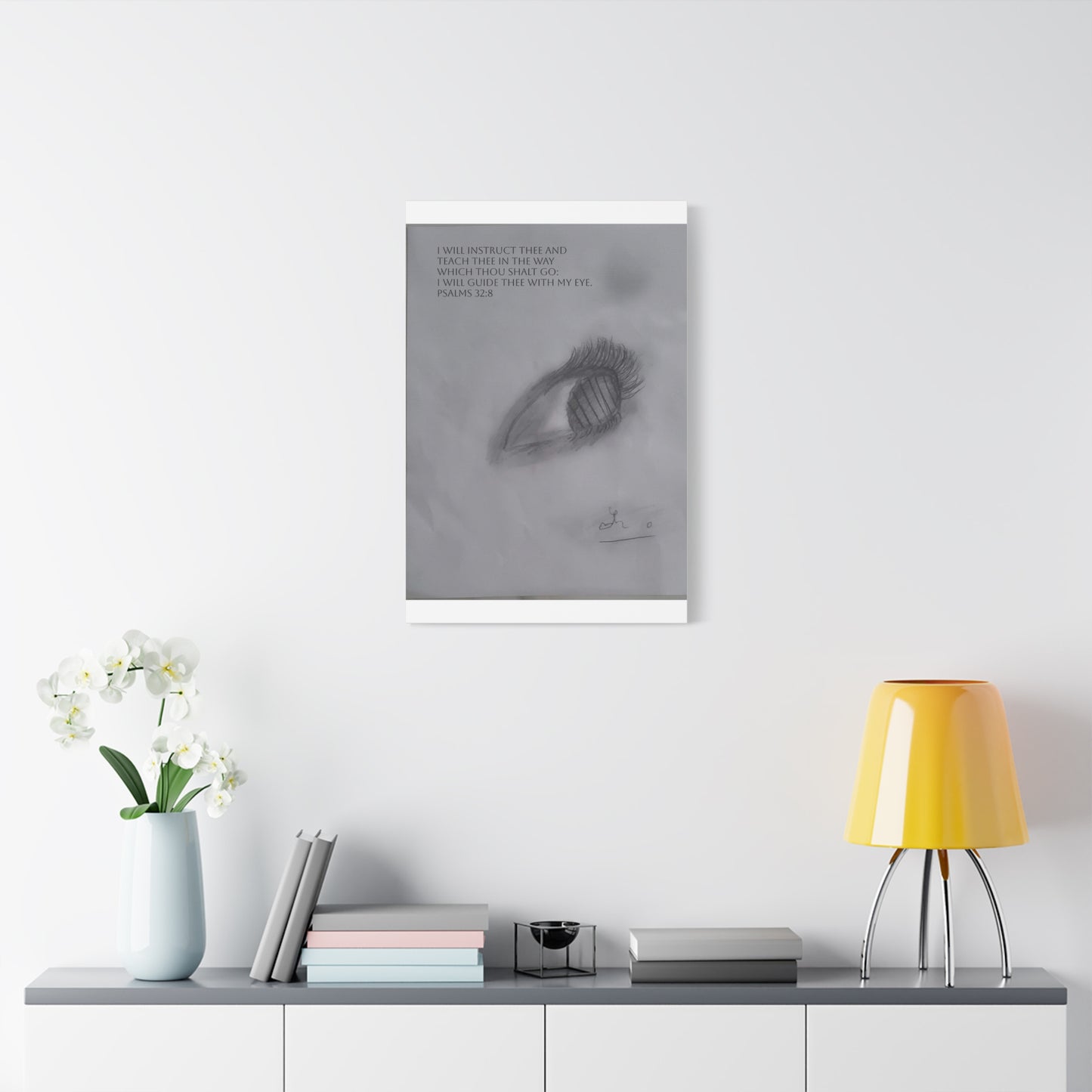 Canvas Wall Art - Jesus is Watching on Us