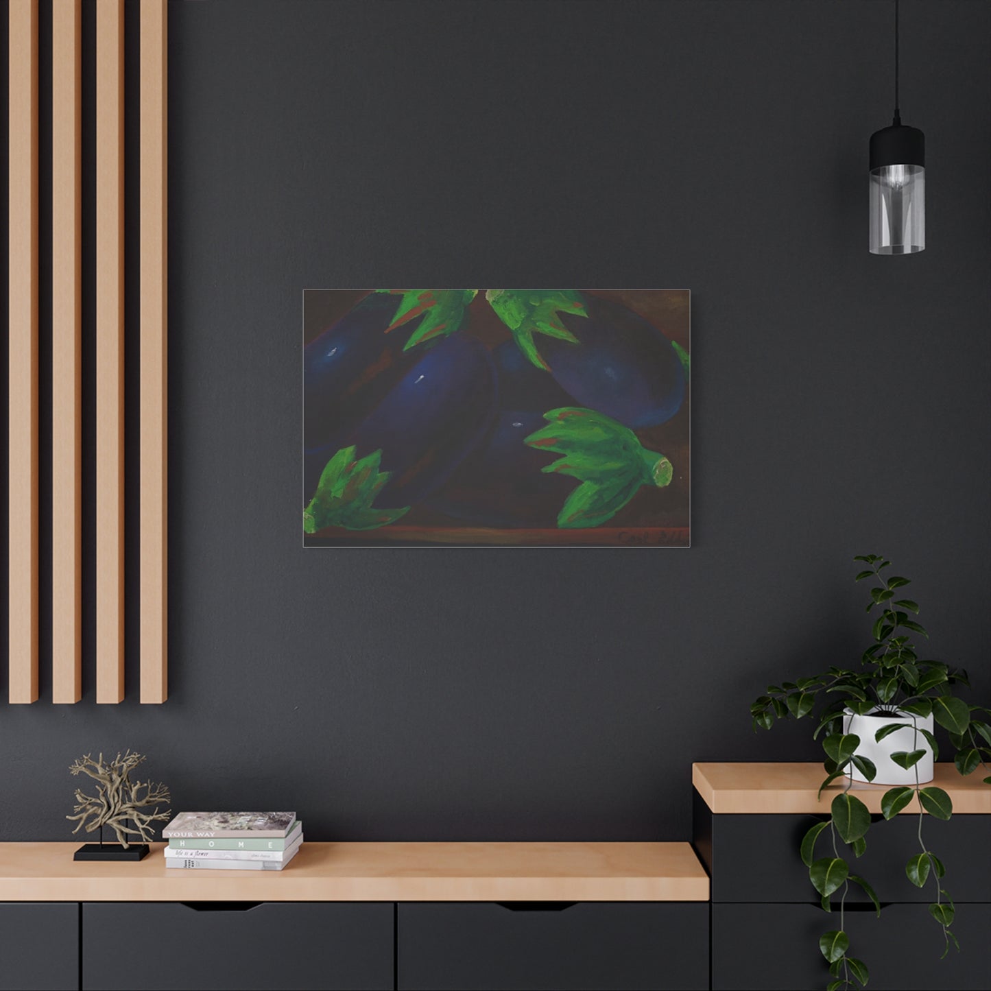 Canvas Print - Eggplant Design
