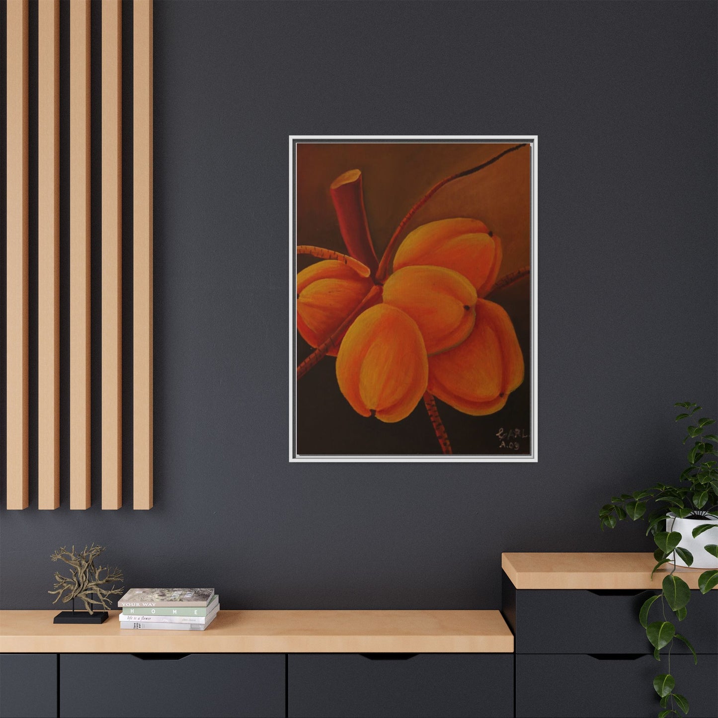 Matte Canvas, Framed (Multi-color)