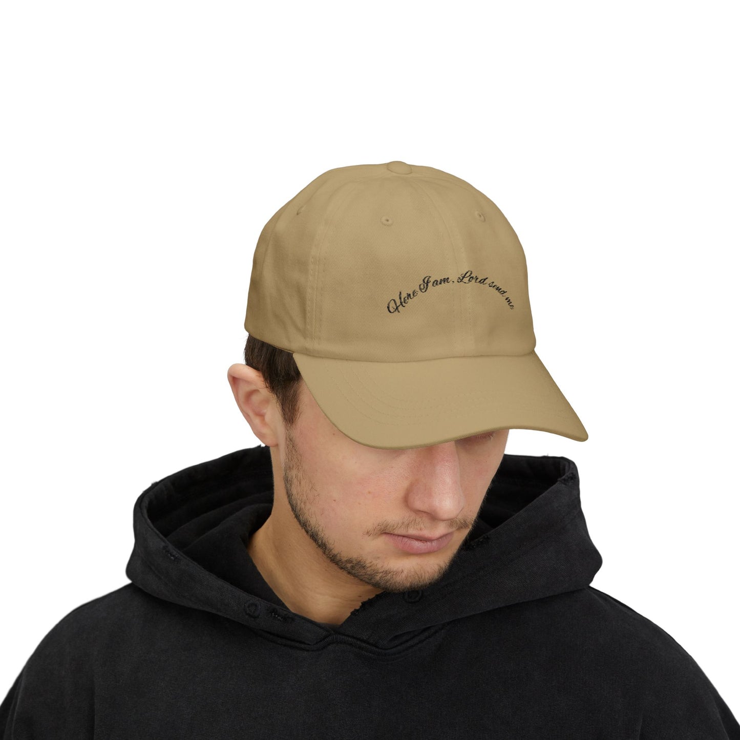 Baseball Cap - 'Here I am, Lord, send me' Christian Message