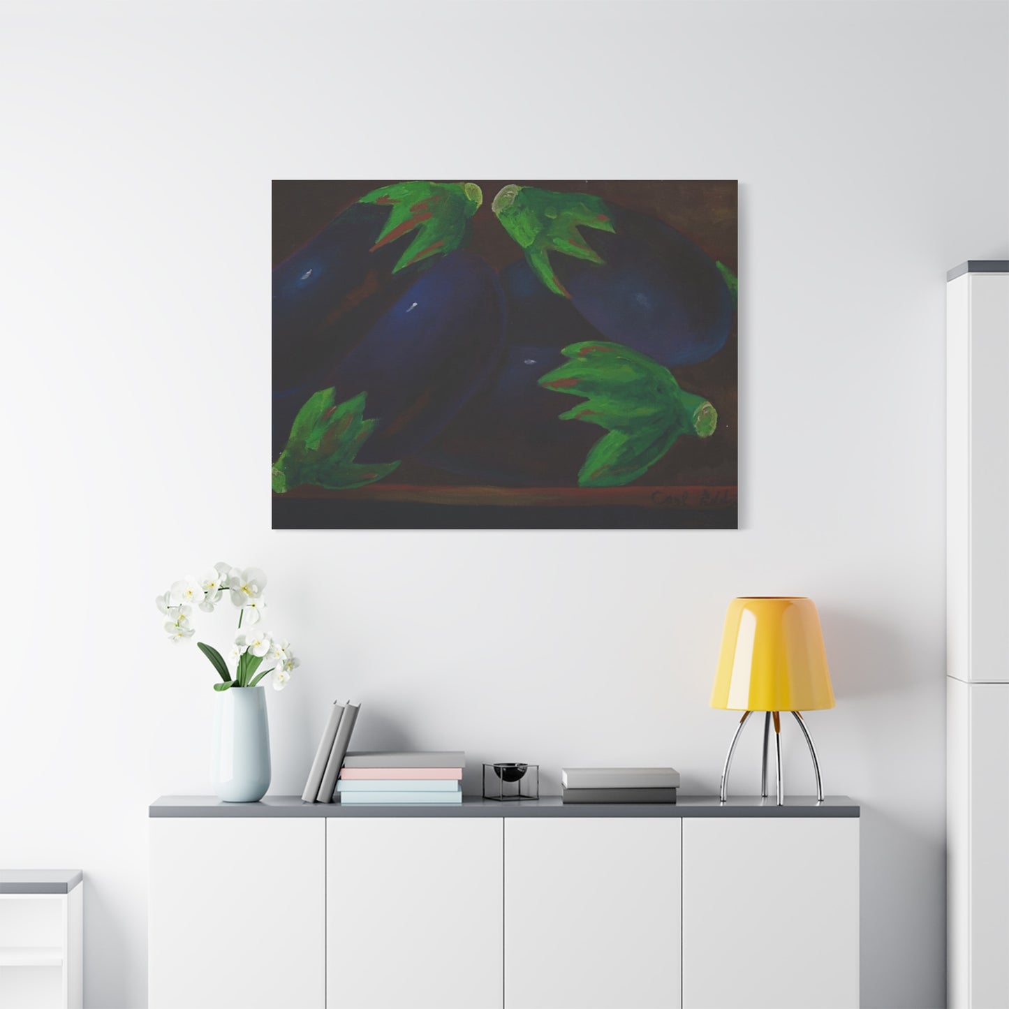 Canvas Print - Eggplant Design