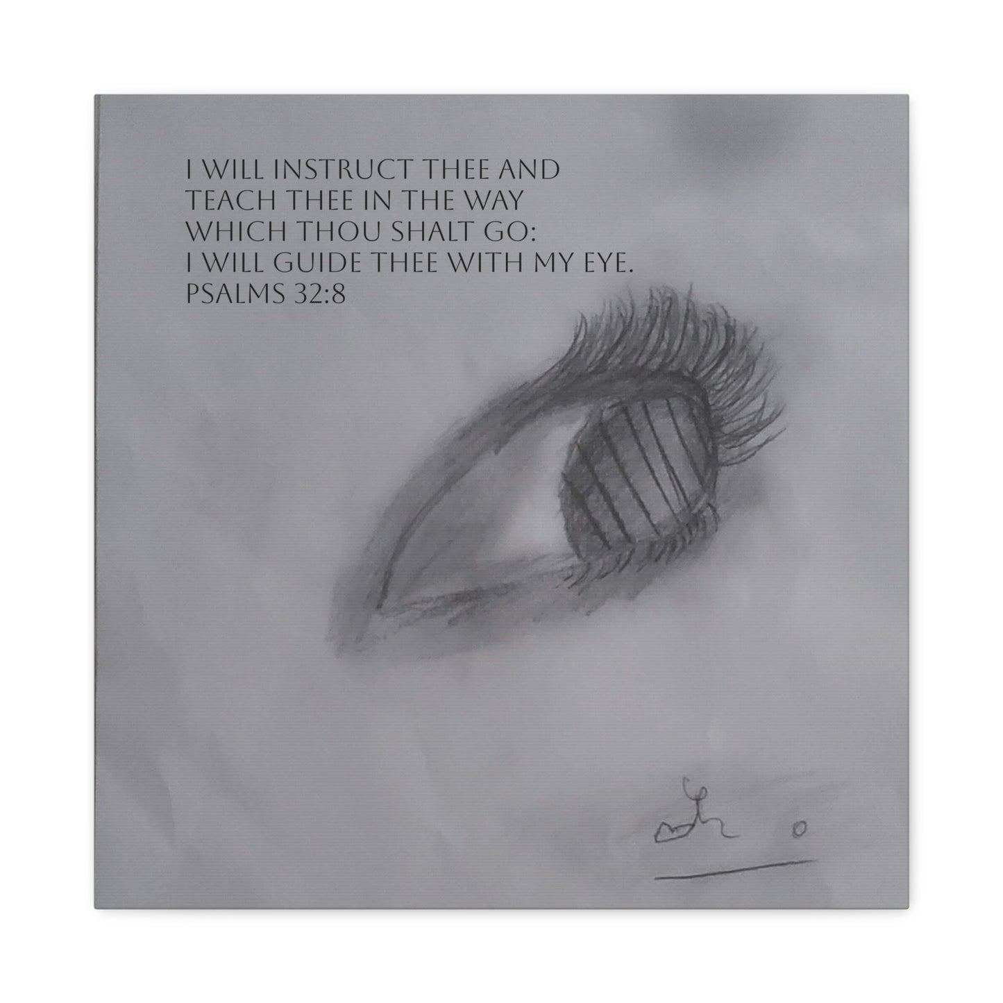 Canvas Wall Art - Jesus is Watching on Us