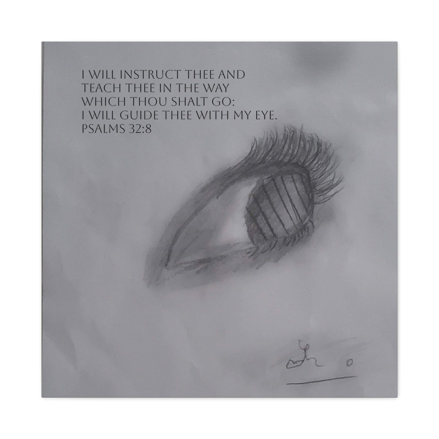 Canvas Wall Art - Jesus is Watching on Us