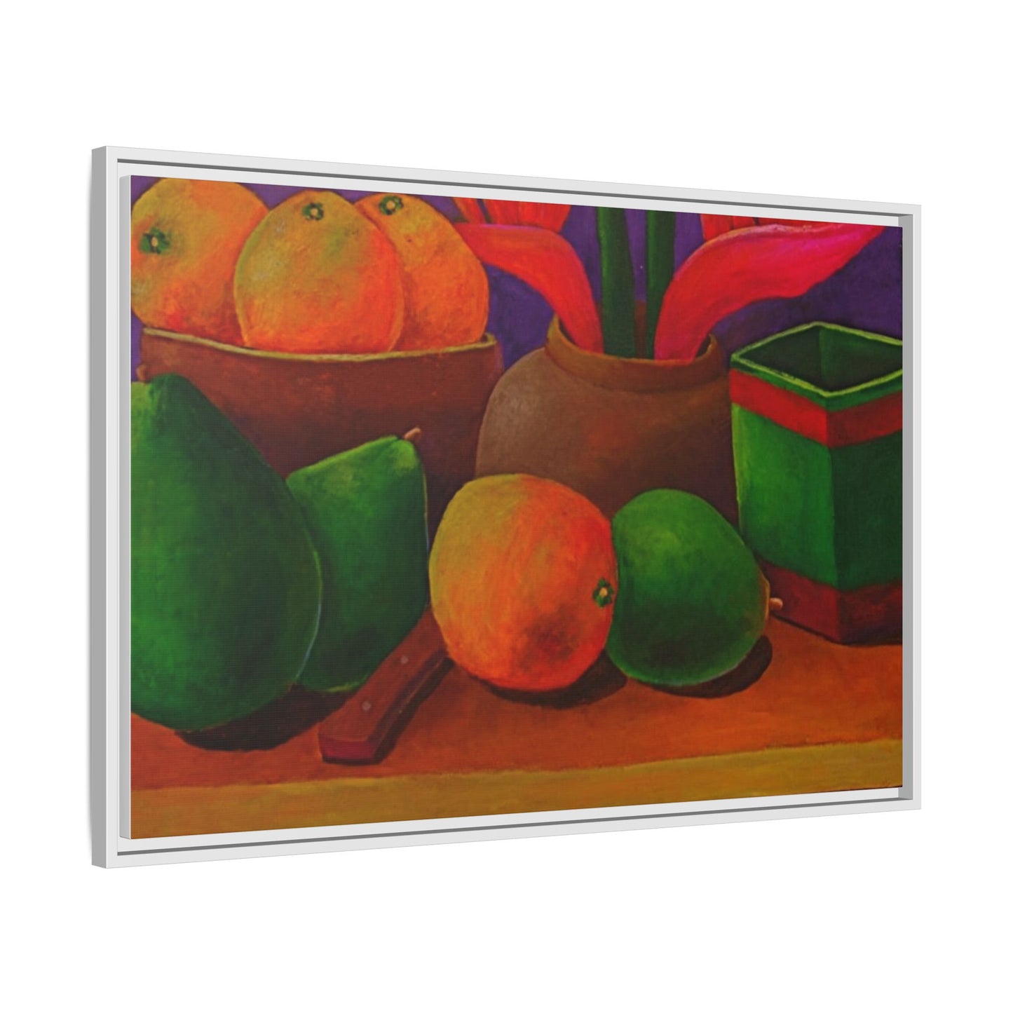 Canvas Wall Art - Tropical Fruits Design