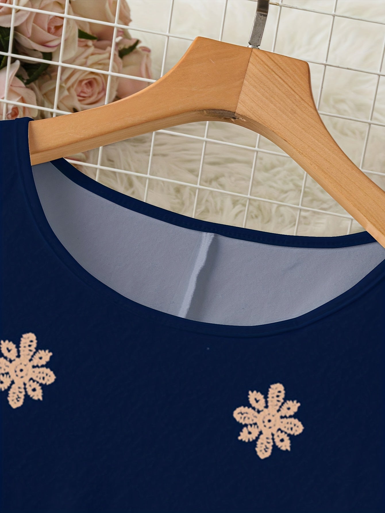 Spring/Summer New Fashion Printed Round Neck Sleeveless Beautiful Dress for Women