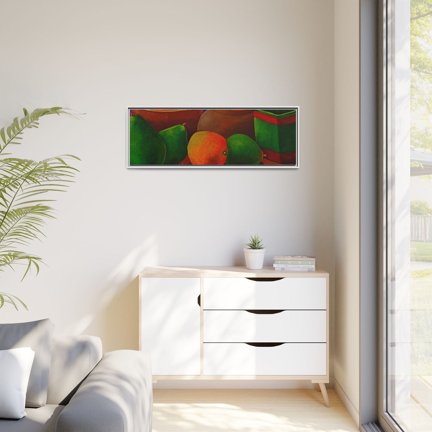 Canvas Wall Art - Tropical Fruits Design