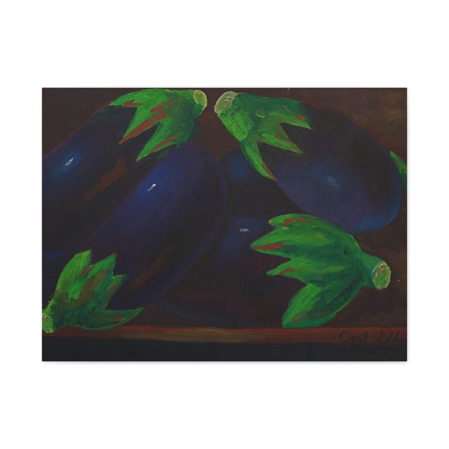 Canvas Print - Eggplant Design