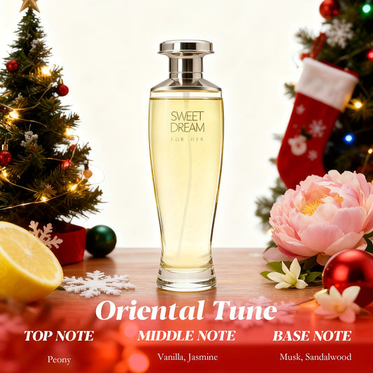 Women's 3-Piece Floral Oriental Perfume Set – Peony, Vanilla & Berry Notes