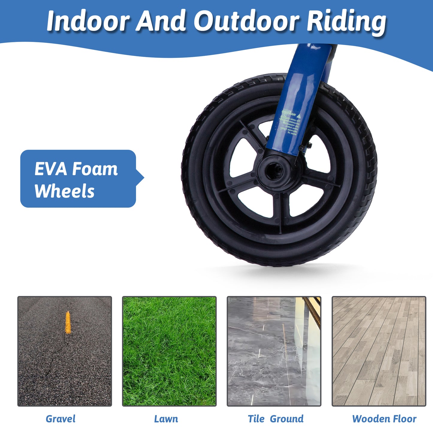 3-in-1 Kids Tricycle & Balance Bike (1-4 Years Old)