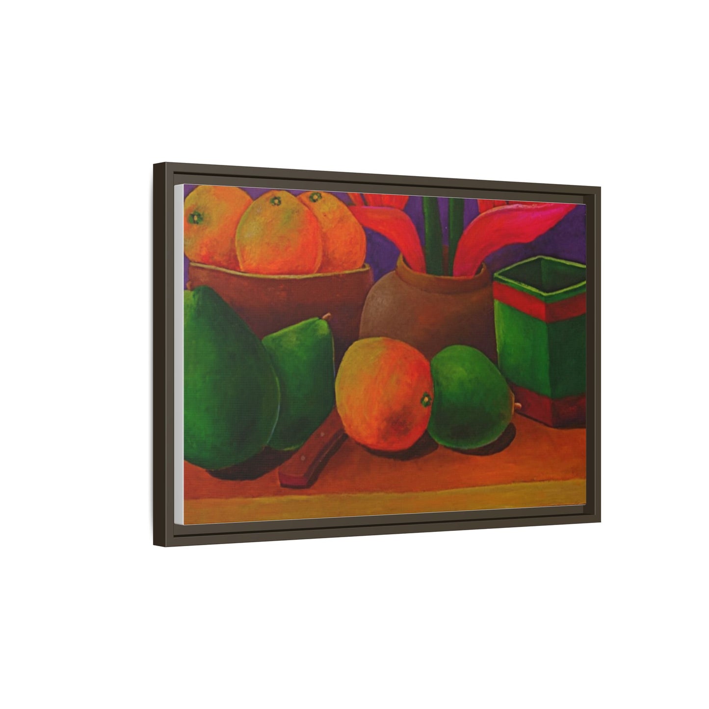 Tropical Fruits Canvas Wrap