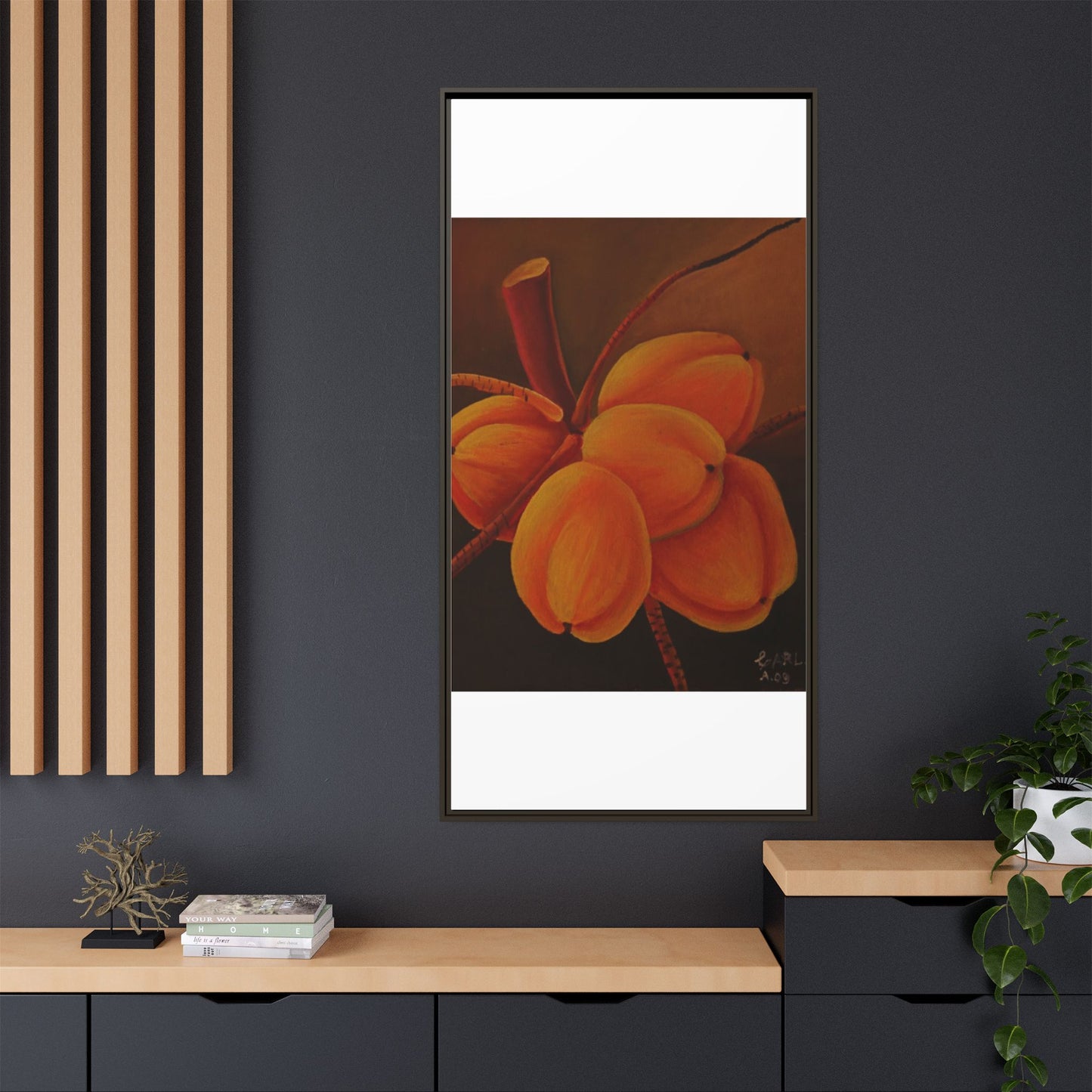 Matte Canvas, Framed (Multi-color)