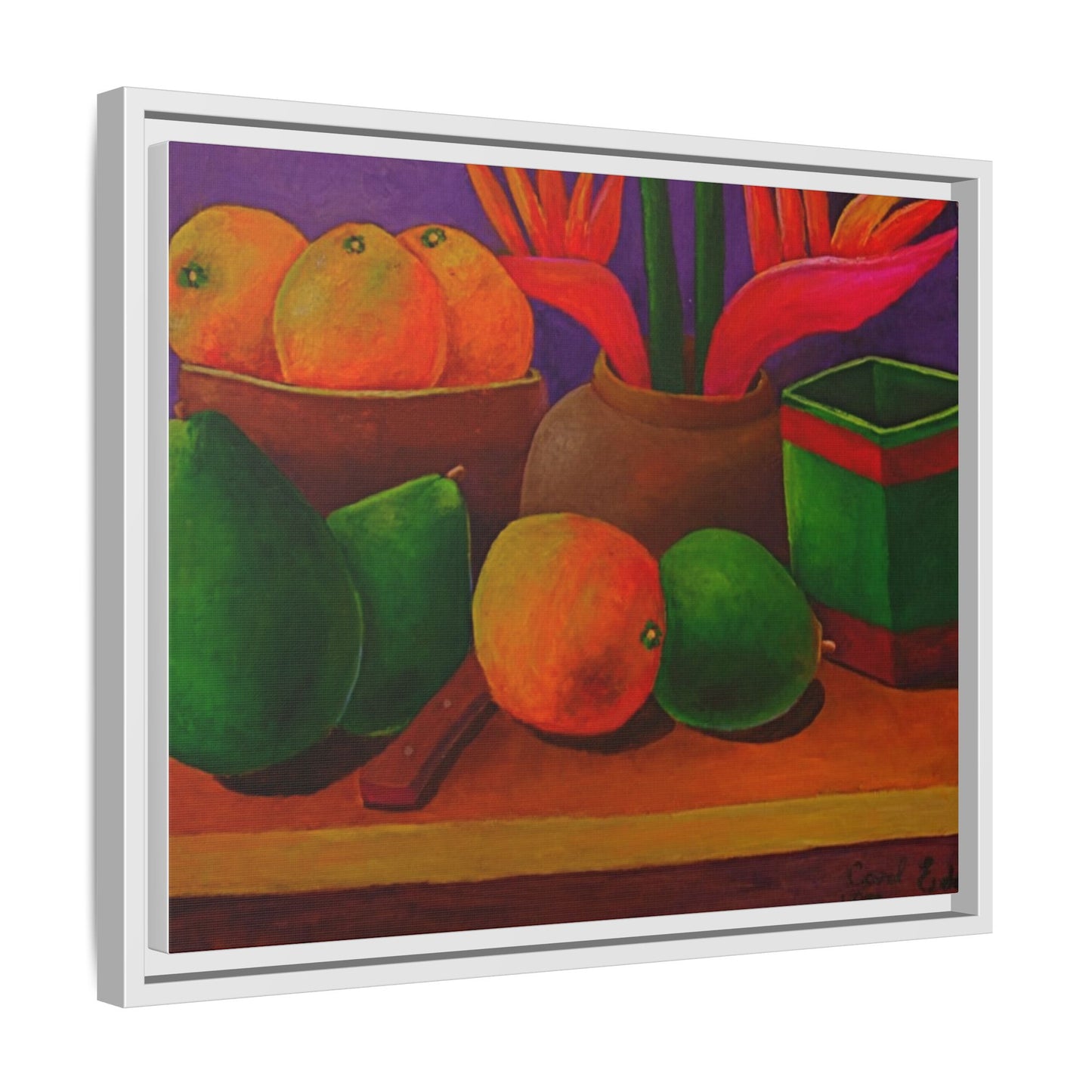 Tropical Fruits Canvas Wrap