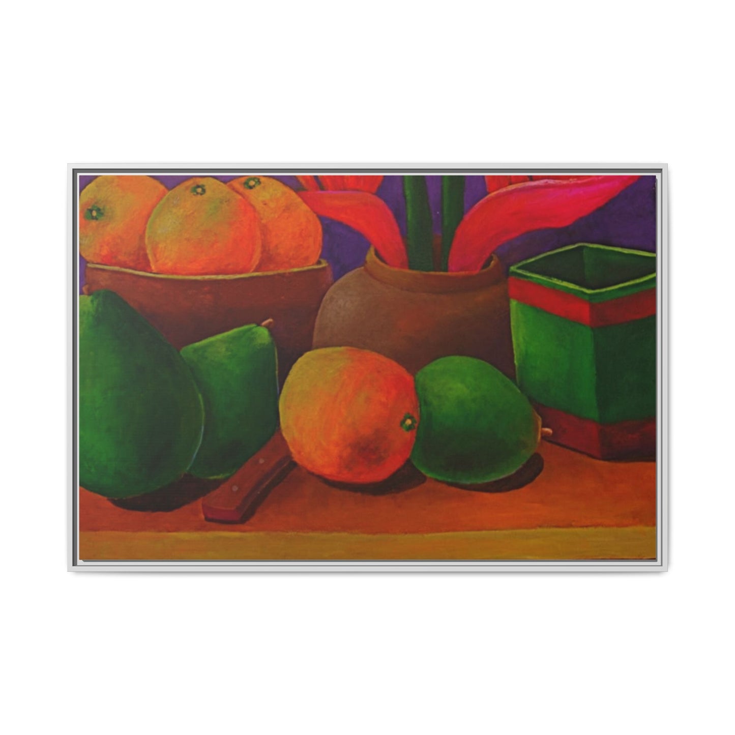 Canvas Wall Art - Tropical Fruits Design