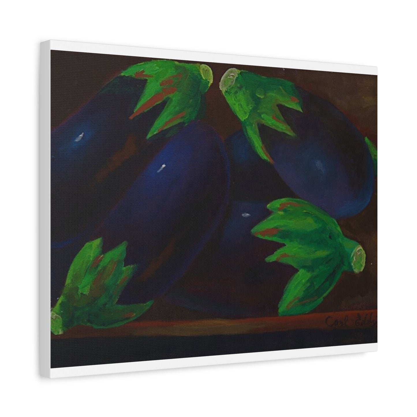 Canvas Print - Eggplant Design