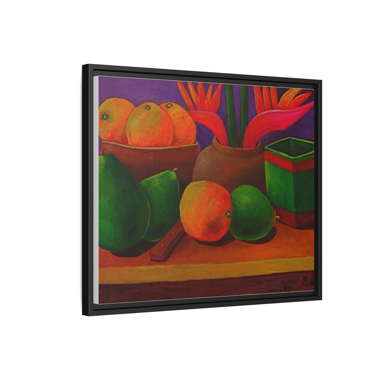 Canvas Wall Art - Tropical Fruits Design
