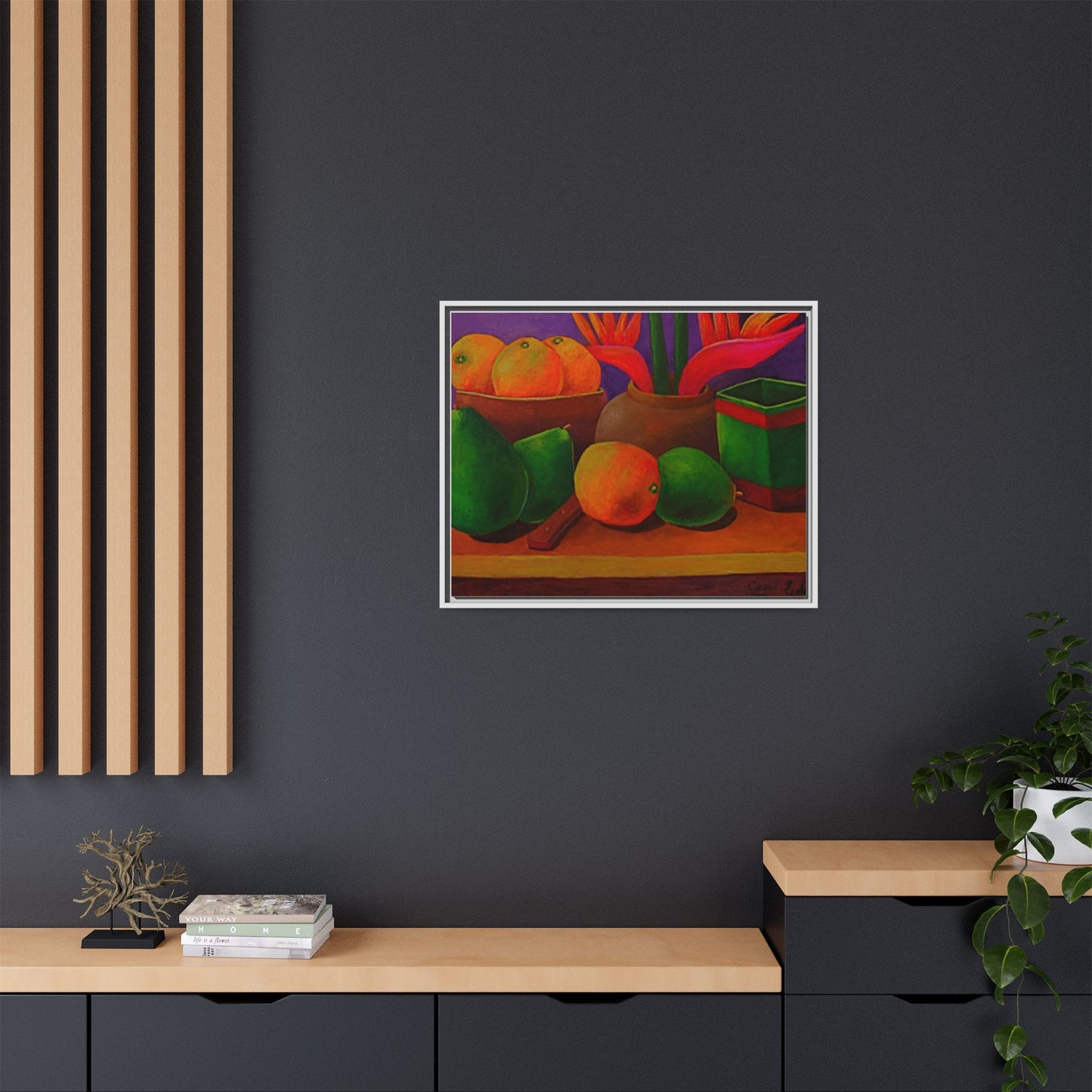 Tropical Fruits Canvas Wrap