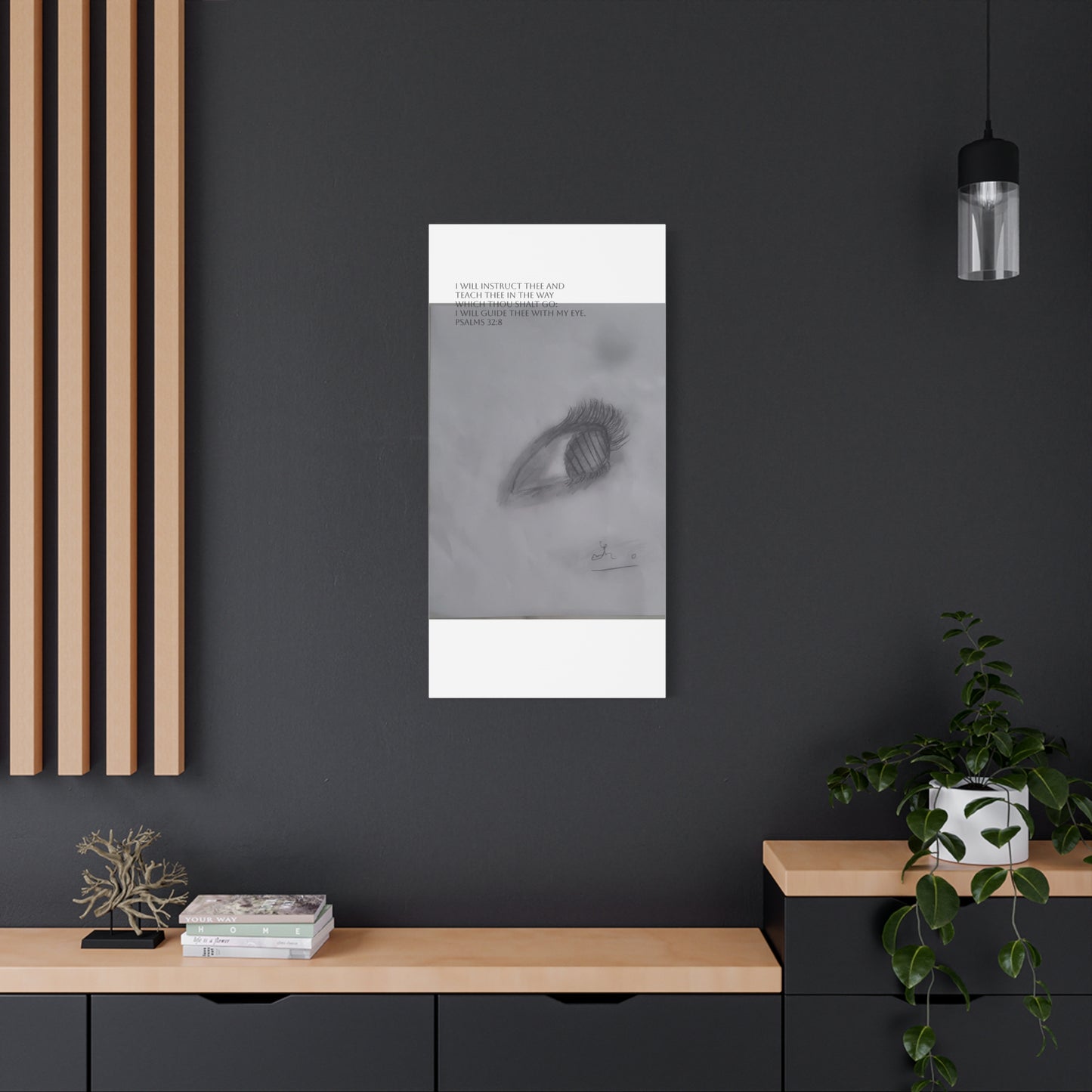 Canvas Wall Art - Jesus is Watching on Us