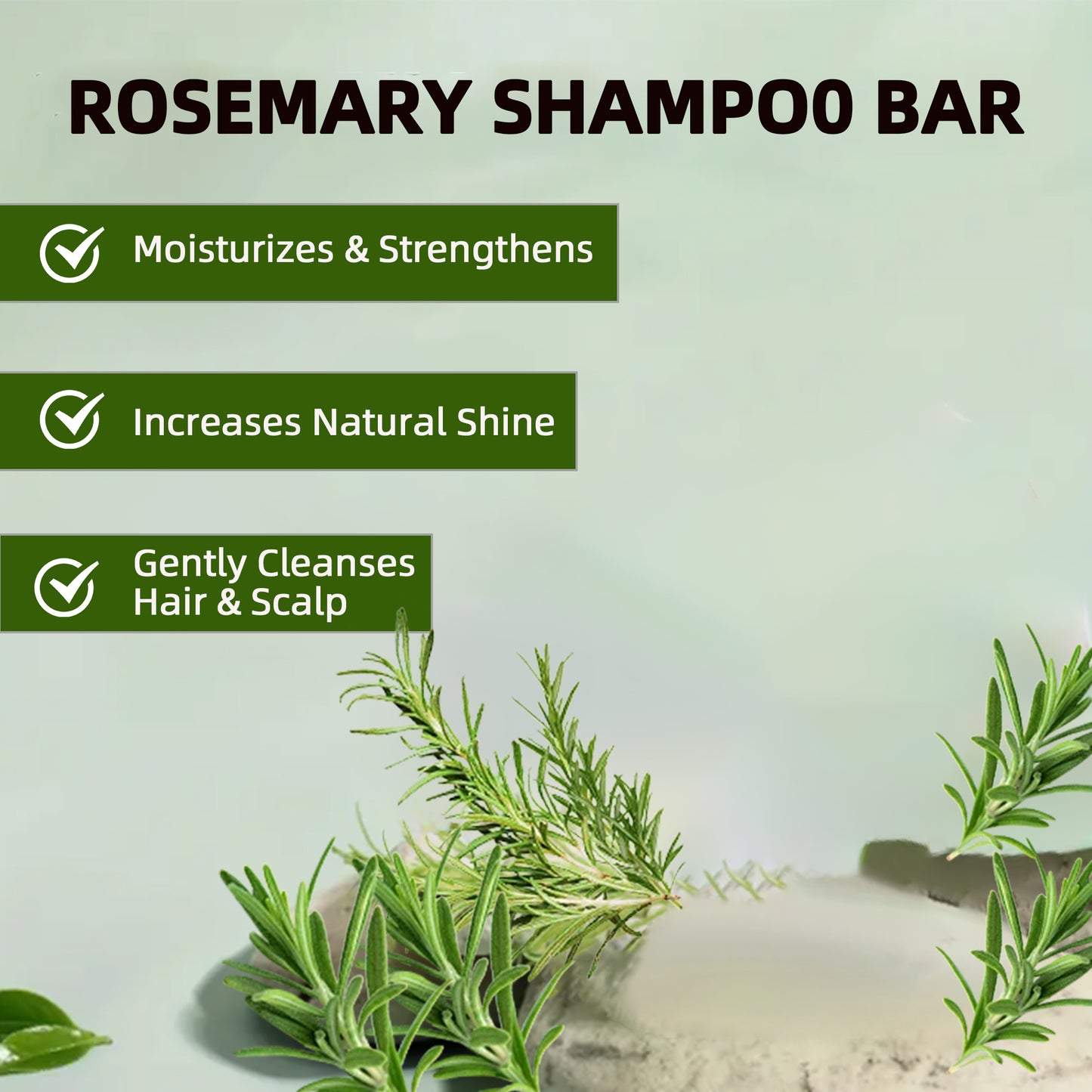 Rosemary Mint Strengthening Hair Cream & Hydration Mask (8oz)