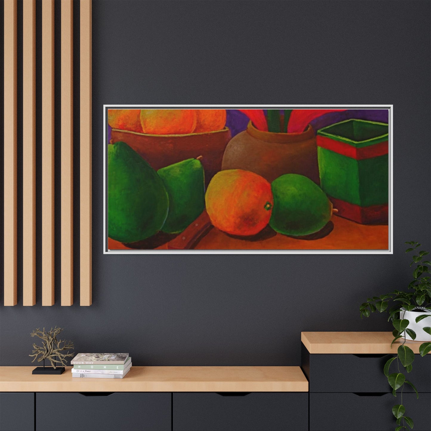 Tropical Fruits Canvas Wrap