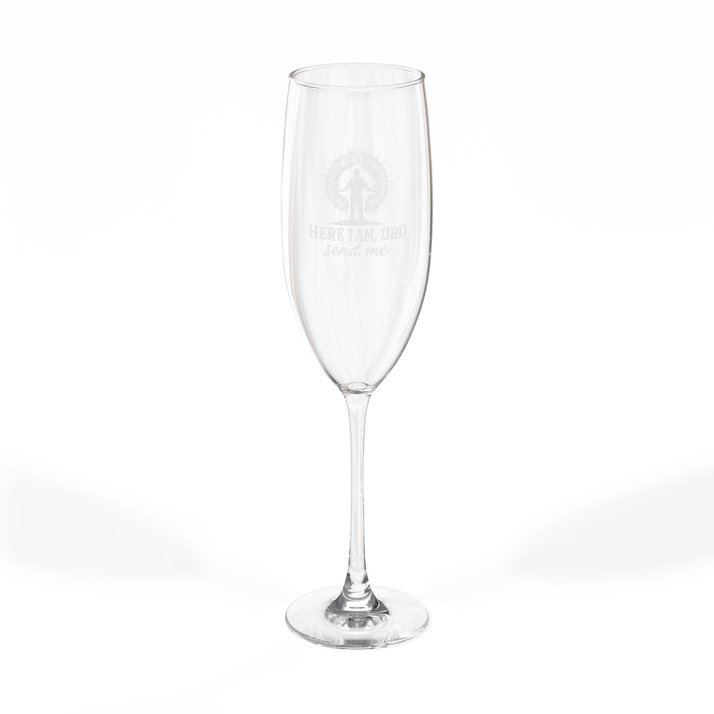 Engraved Champagne Glass