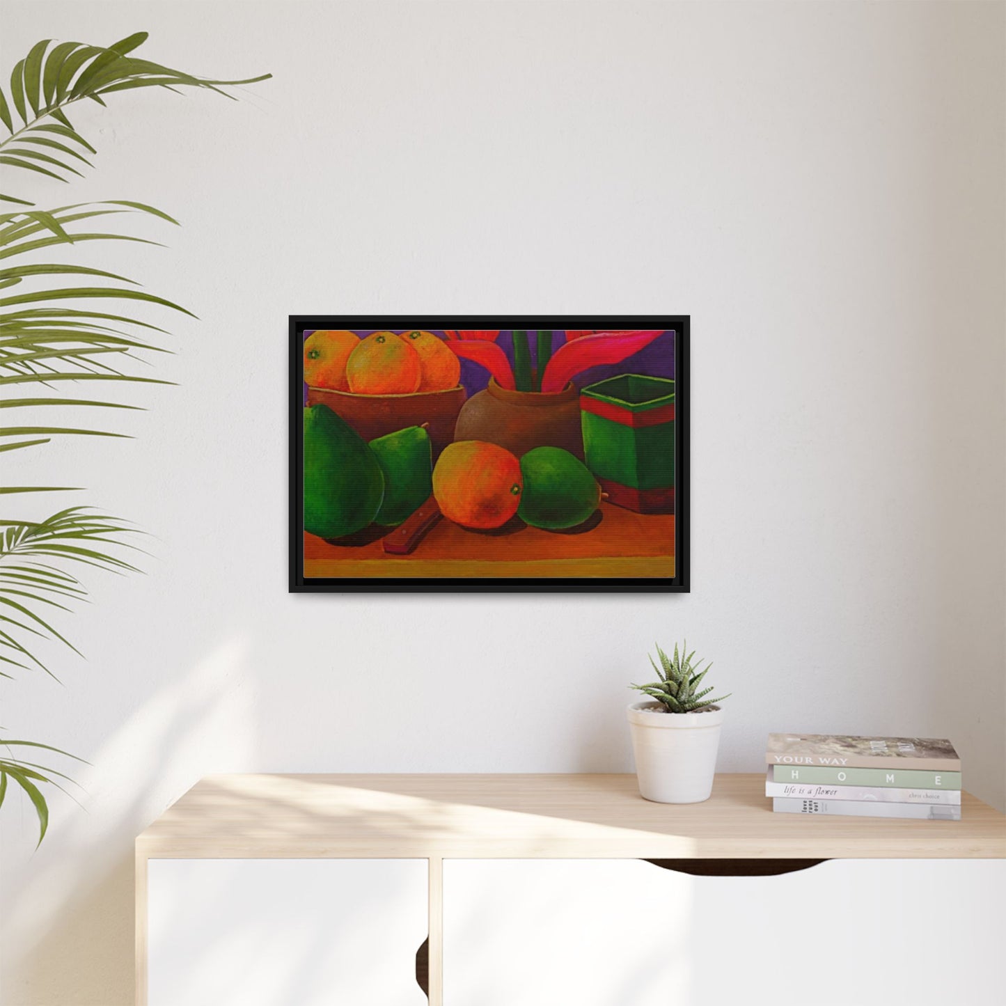 Tropical Fruits Canvas Wrap